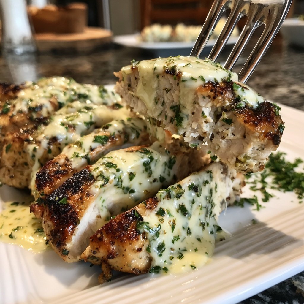 Kalorienarme Hähnchenbrust Mit Zitronen Joghurt Sauce