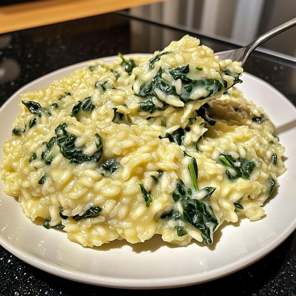 Risotto mit Spinat