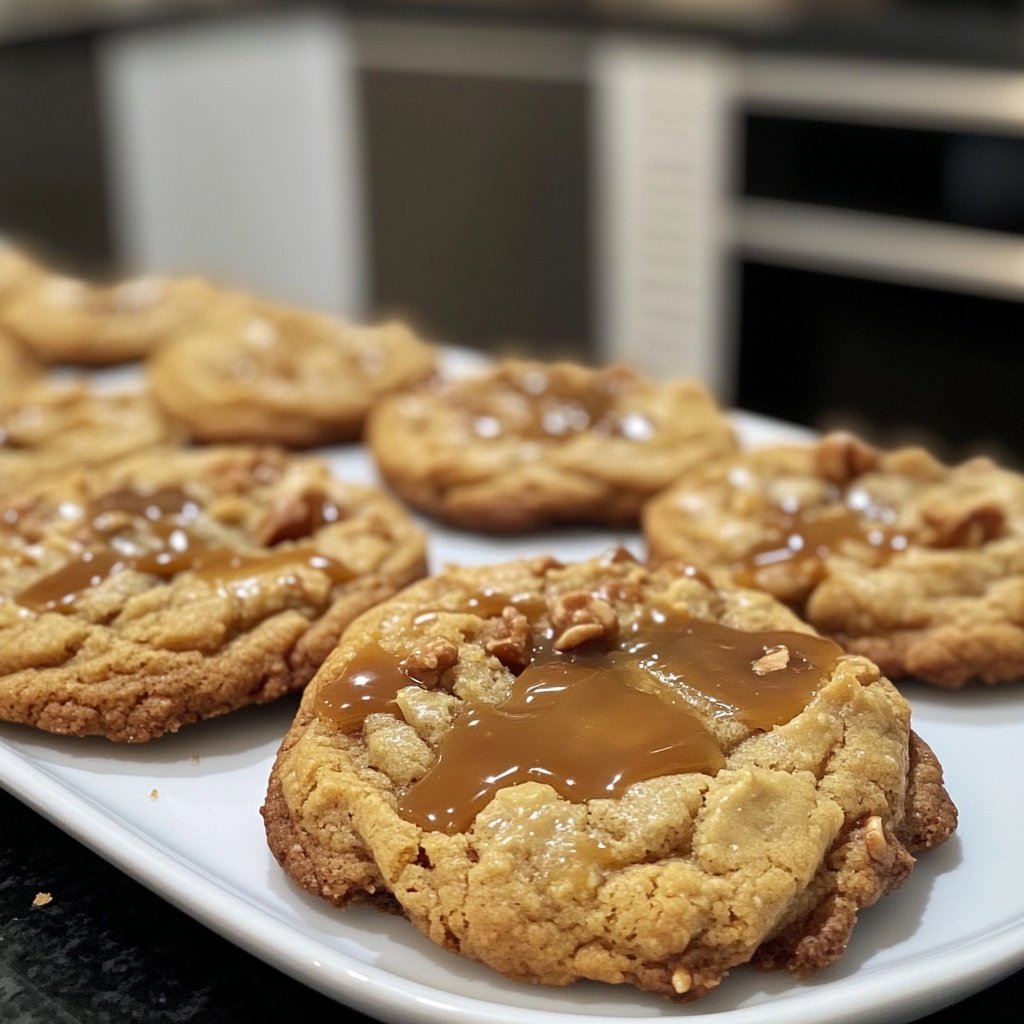 Cookies mit Salzkaramell