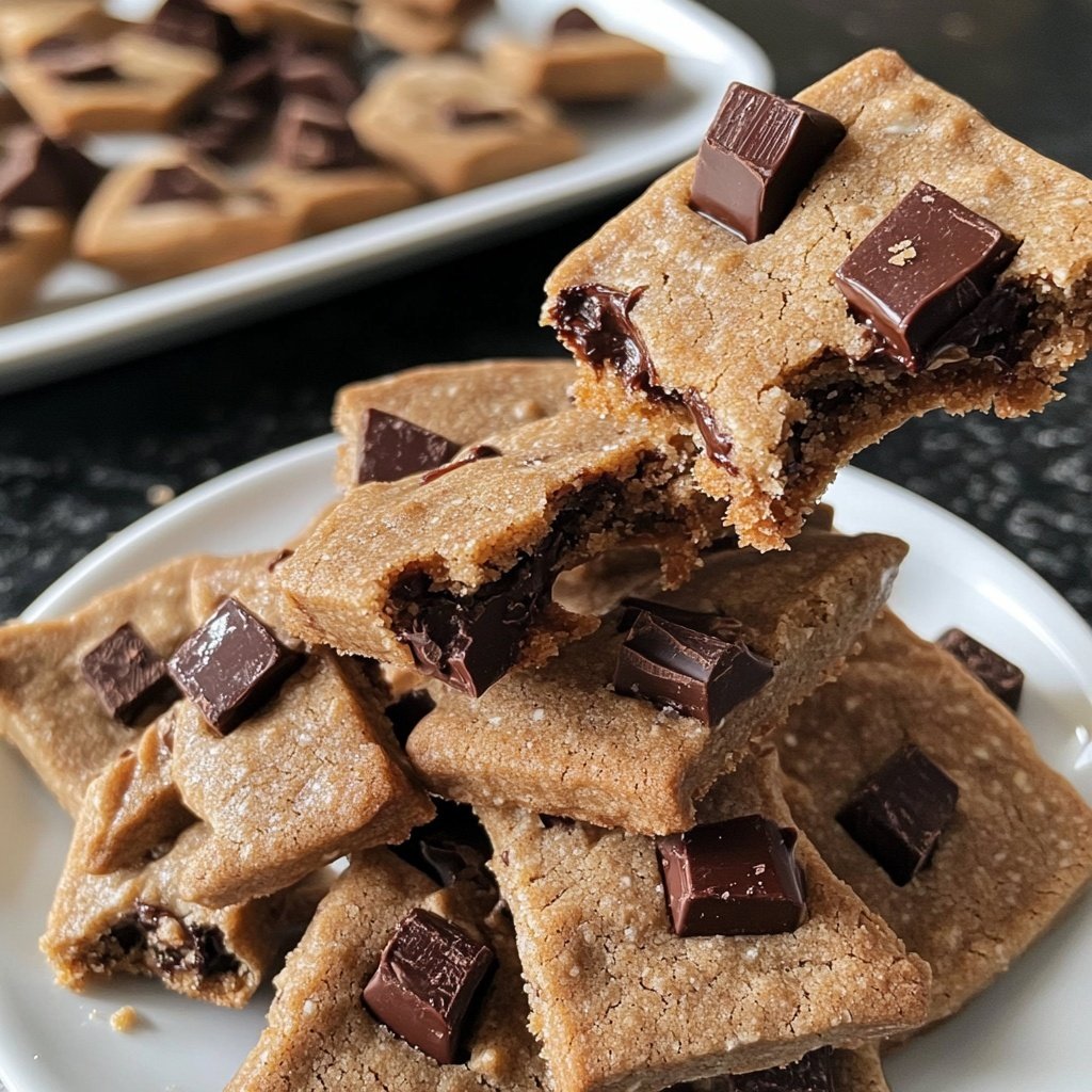 Weiche Mandel-Zimt-Cookies mit dunkler Schokolade