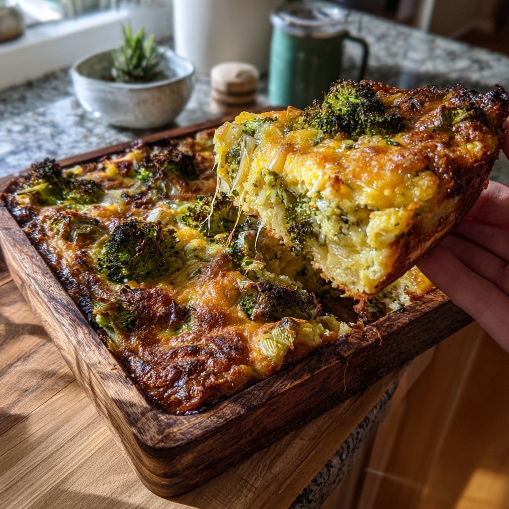 Brokkoli Auflauf Mit Frühlingszwiebeln