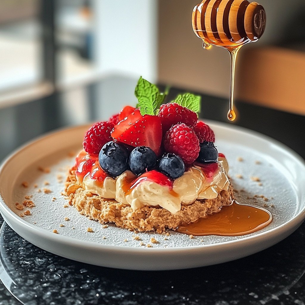 Frühstück mit Haferflocken