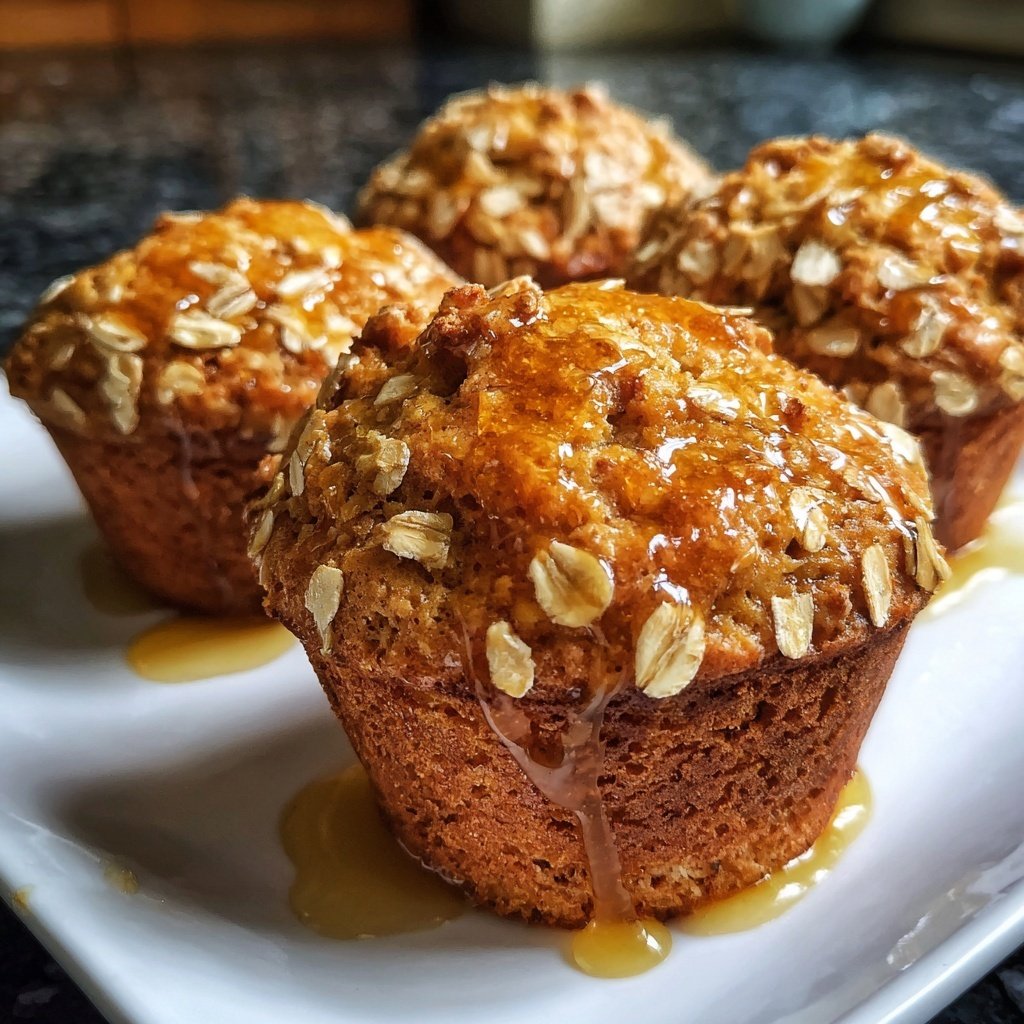 Muffins mit Dinkelmehl und Honig