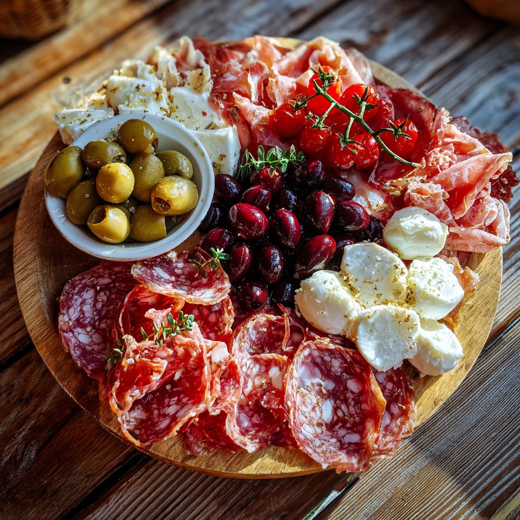 Antipasti-Platte für Paare