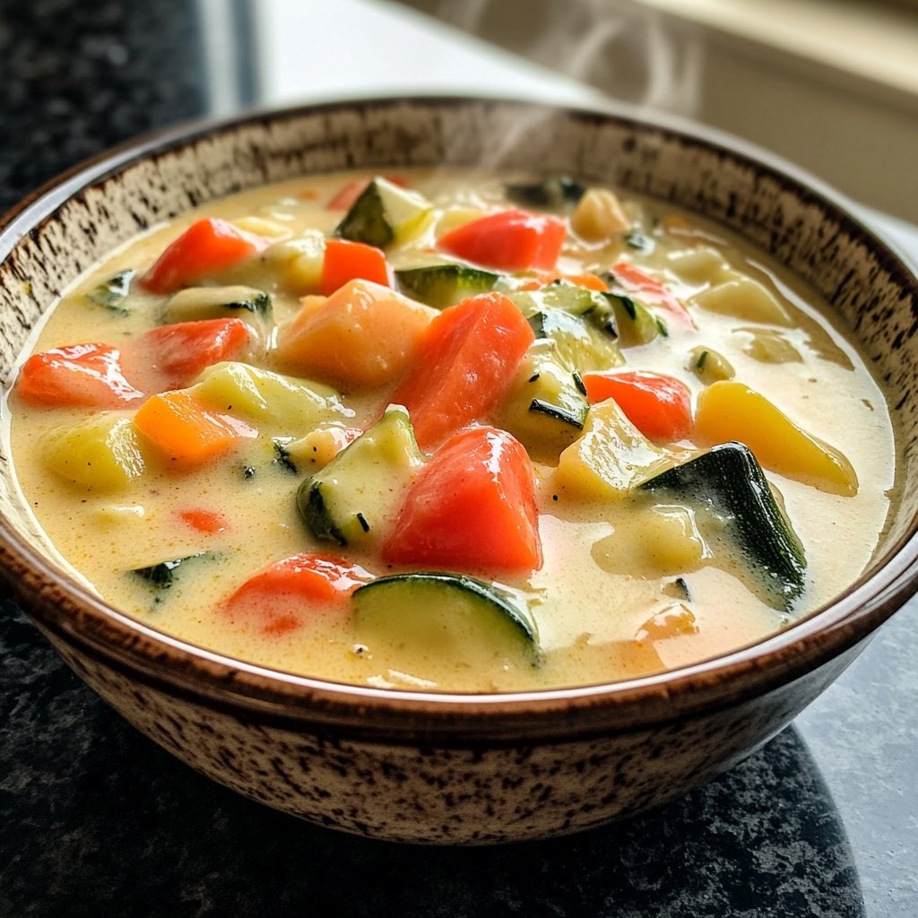 Gemüsepfanne mit Kokosmilch