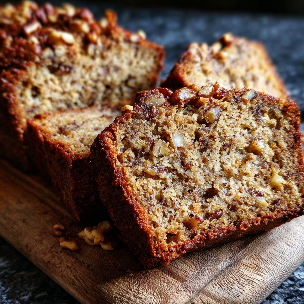 Bananenbrot mit Walnüssen