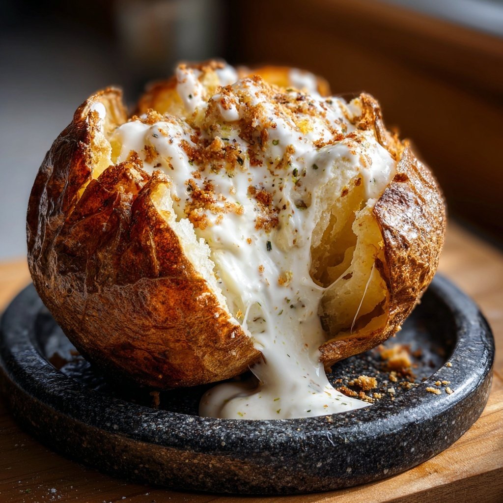 Ofenkartoffeln mit Zitronenjoghurt